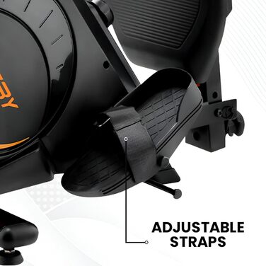 Гребний тренажер Fitby для дому - складаний, з магнітним опором, 16 рівнів навантаження, LCD-дисплей, до 150 кг, чорний