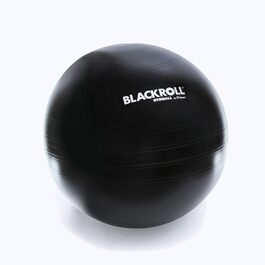 Гімнастичний м'яч BLACKROLL GYMBALL, чорний, універсальний розмір – оригінальний фітнес і сидячий м'яч для тренувань та офісу