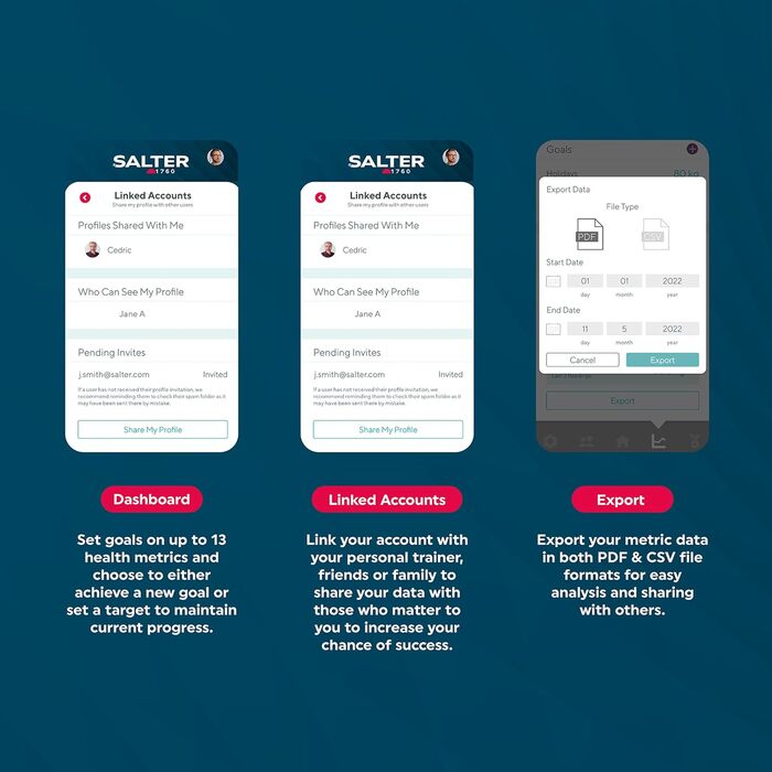 Цифрова аналітична вага Salter 9192 BK3R: вимірювання жиру, м'язів, кісткової маси, води, BMI, LCD, 8 користувачів, режим атлета, до 150 кг, ультратонка, чорна