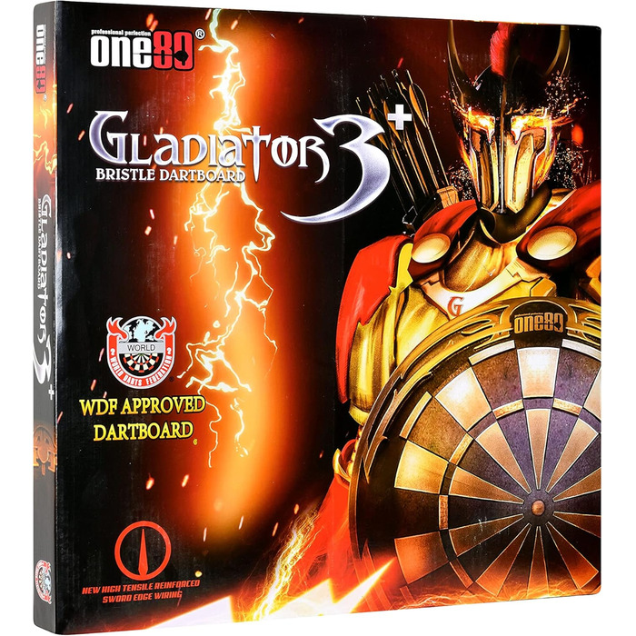 Дартборд ONE80 HARROWS Gladiator III для дартсу, професійний, з якісною поверхнею