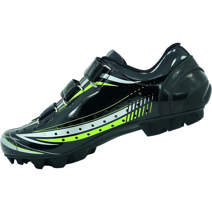 Чоловічі велосипедні туфлі LUCK Master (47 EU, Чорний)