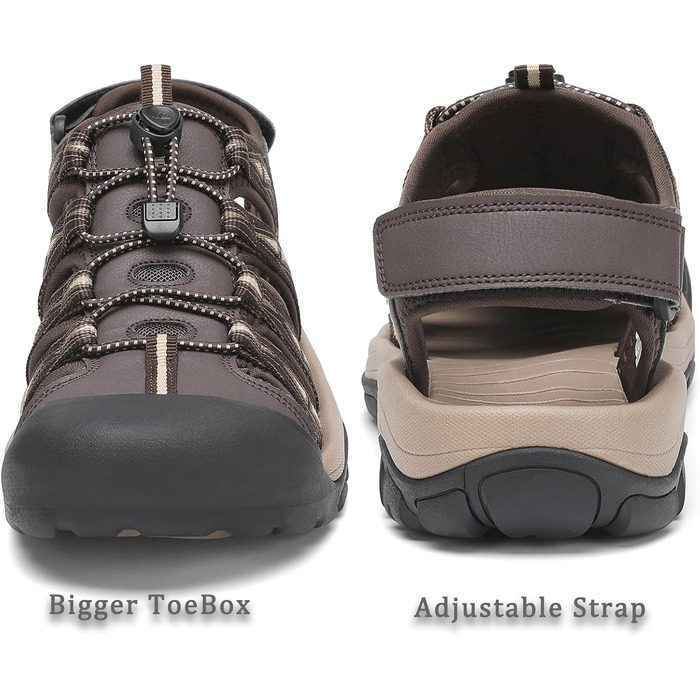 Чоловічі сандалі FLARUT літні трекінгові спортивні бежеві (40 EU) - для пляжу, прогулянок та активного відпочинку