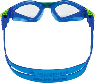 Дитячі плавальні окуляри Aquasphere Kayenne JR з UV-захистом, силіконовим ущільненням, антифогом та захистом від протікання, для хлопчиків і дівчаток від 6 років, жовто-сині, універсальний розмір