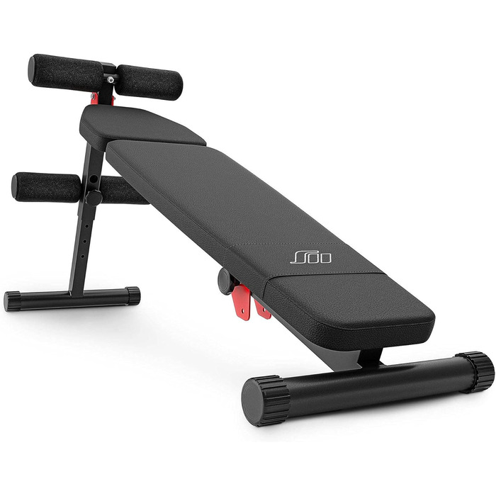 Складана лавка для тренувань Marbo Sport MH-L104 2.0, чорна, виробництво ЄС
