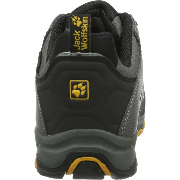 Дитячі трекінгові черевики Jack Wolfskin Ambition Texapore, 32 EU, чорний/жовтий