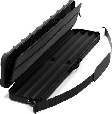 Чохол для більярдних київ Casemaster Parallax Guard 2x2, на 2 повні киї (2 батти/2 шафти), міцний поліестер 600D Oxford, чорний