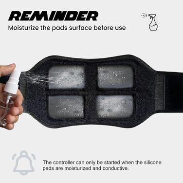 Електричний тренажер для пресу EMS - 12 режимів, 20 інтенсивностей, Zero Hard Homeful