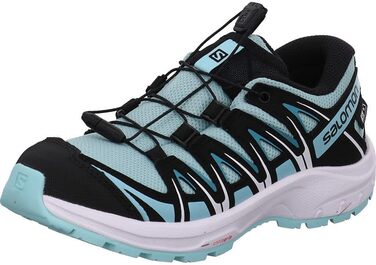 Дитячі трейлранні кросівки Salomon XA Pro 3D Climasalomon Waterproof для хлопчиків та дівчаток (29 EU, Пастельно-бірюзовий, Чорний, Танажерний бірюзовий)