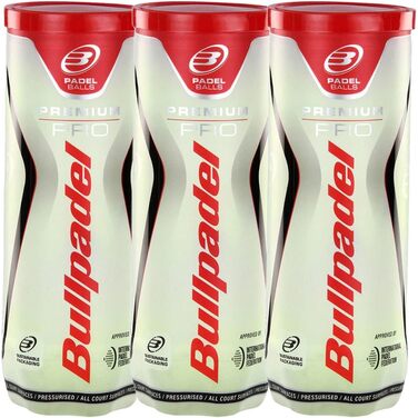 Набір тенісних м'ячів для падел-тенісу Bullpadel Premium Pro Tripack (3 шт.)
