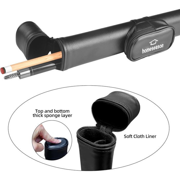 Кю HomeSeason 58'' для більярду з сумкою, 510 мл