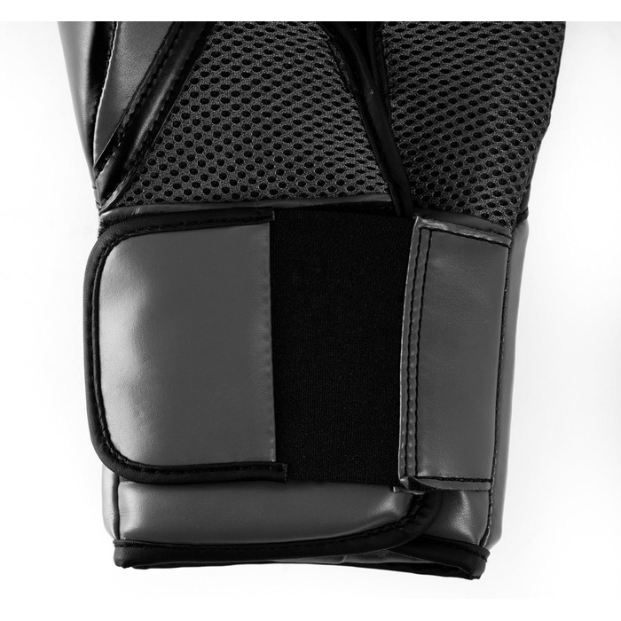 Боксерські рукавички Everlast Elite 2 для спарингу та тренувань, 8oz, чорно-сірі