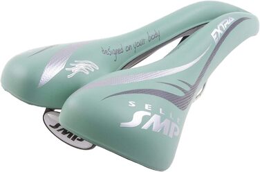Велосипедне сідло SMP Selle Extra Color Edition, зелений, універсальний розмір, 100% без тиску, для MTB та шосейних велосипедів, Італія