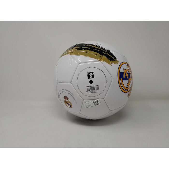 Футбольний м'яч Real Madrid з логотипом, розмір 5, кольоровий