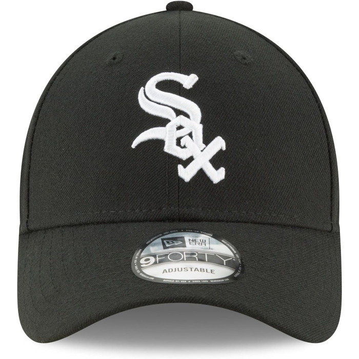 Кепка New Era 9Forty Adjustables Chicago White SOX чорно-біла, універсальний розмір