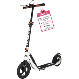 Самокат HUDORA BigWheel Air 230 з ручним гальмом, алюмінієвий, надувні колеса, міський, регулювання висоти, до 120 кг