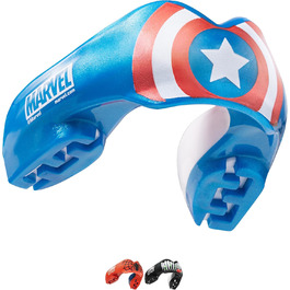 Захисна капа Marvel Captain America для брекетів, універсальна, спортивна, для регбі, ММА, кікбоксингу, дзюдо, хокею, боксу