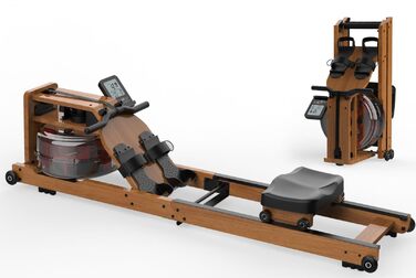 Гребний тренажер Kitopa RW719-50 з водою, для дому, з Bluetooth, Kinomap (30 днів)