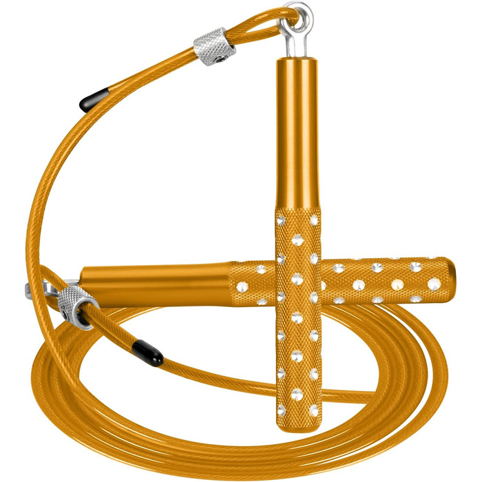 Стрибкове канат Springseil Wastou: регульований, для фітнесу, для дорослих, чоловіків, жінок, дітей, жовтий