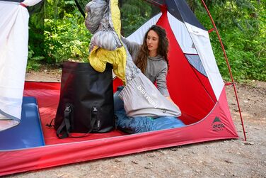 Каремат самонадувний Therm-a-Rest LuxuryMap піна, великий 63.5x190 см, блакитний Poseidon - для кемпінгу, туризму