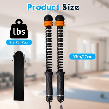 Битва мотузок TOGETDREAM: регульовані тренувальні канати без мотузки для силових тренувань, кардіо та спалювання жиру, чорний