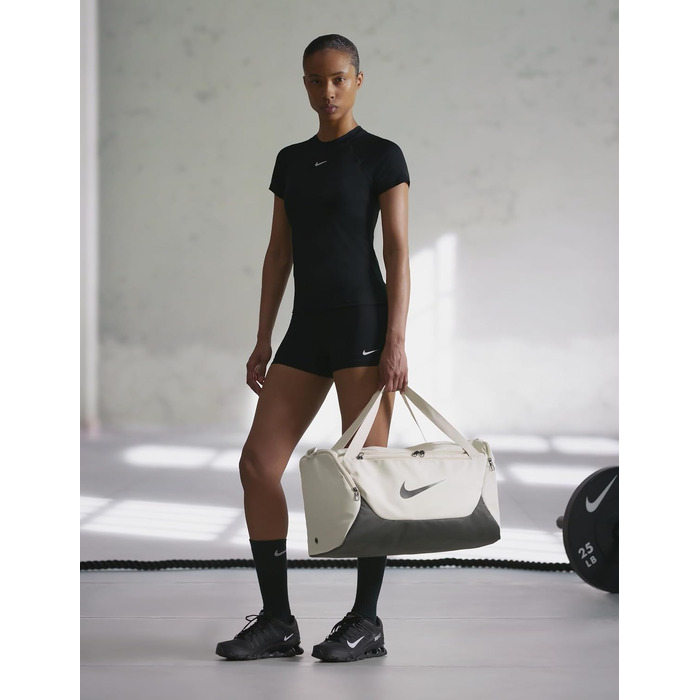 Спортивна сумка Nike Brasilia M - X Duffel Light Bone/Black/Black, універсальний розмір