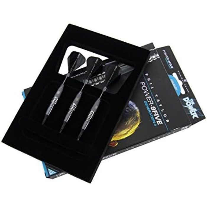 Дротики Target Phil Taylor Power 9-Five Gen 4 95% вольфрамові, м'який наконечник, набір