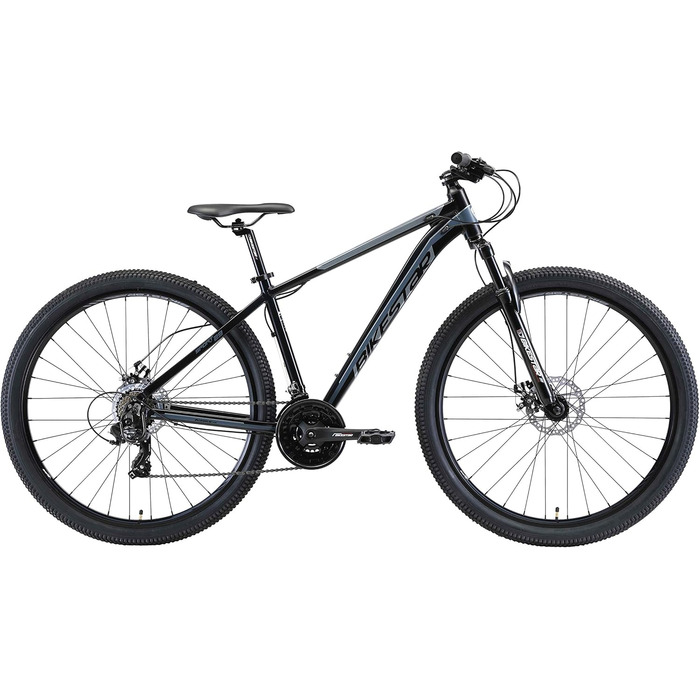 Гірський велосипед BIKESTAR Hardtail алюмінієвий, Shimano 21 швидкість, дискові гальма, 29