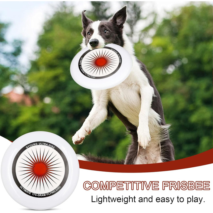 Фрісбі Ultimate 175г для вулиці, професійне, червоне. Диск для гри та змагань з тасьмою для зберігання