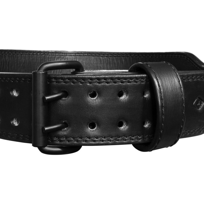 Лідерський пояс для важкої атлетики Gymreapers з екошкіри, для бодібілдингу, присідання, підтримки нижньої частини спини, чорний, S