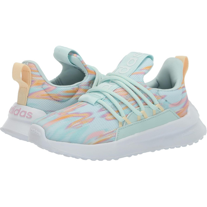 Кросівки Adidas Lite Racer Adapt 5.0 для дівчаток, 23.5 EU, Halo Mint Orange Tint Bliss Lilac