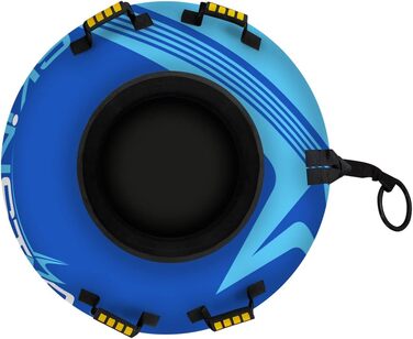 Сноутюбінг SkinStar Profi 70 см, надувний санчата-коло для катання по снігу, синій