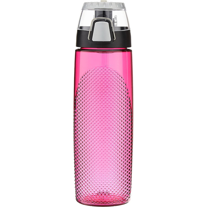 Пляшка для води THERMOS Tritan з лічильником, 680 мл, магента