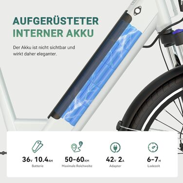 ESKUTE C100 Електровелосипед 26