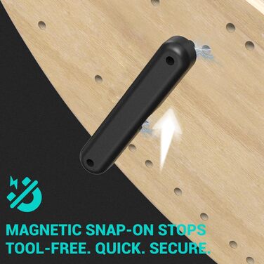 Sportneer Баланс Борд для Дорослих – 7-в-1 Дошка для Балансування, Серфінгу та Фітнесу, Дерев'яна, для Тренування, Реабілітації та Координації, з Роликом та М'ячем, Жовтого та Чорного кольорів (M, Синій та Чорний)