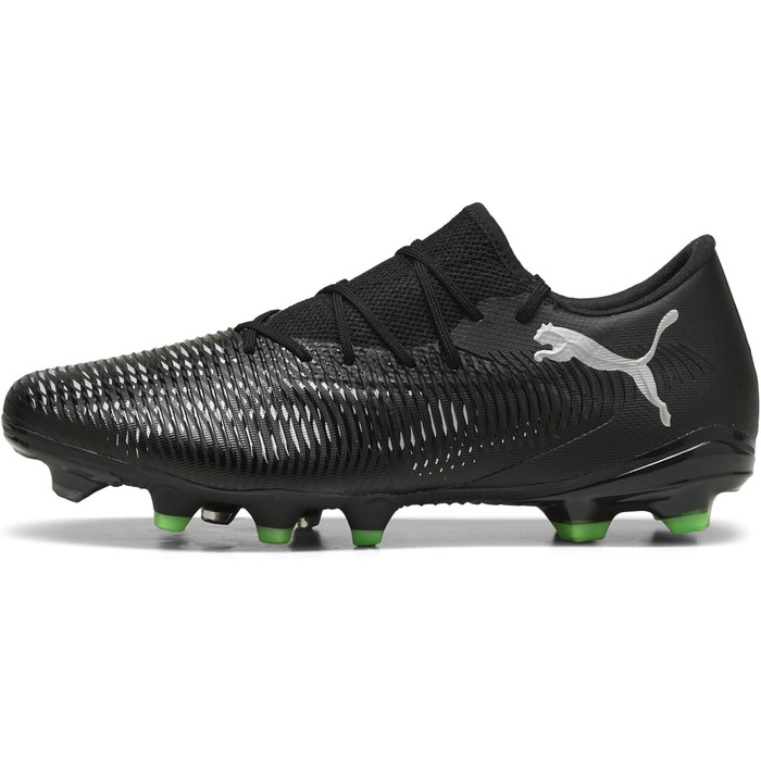 Футбольні бутси PUMA Future 8 Match Low Fg/Ag, 42 EU, Puma Black/Silver/Fluo Green