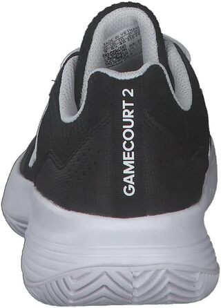 Жіночі тенісні кросівки Adidas Gamecourt 2w, 38 EU, чорний/білий