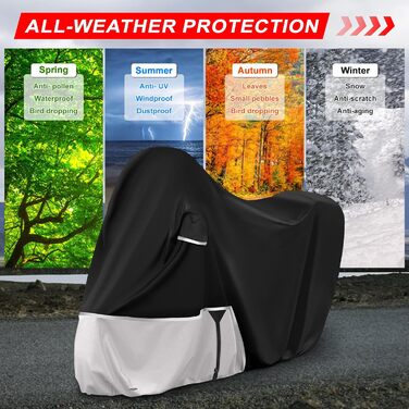 Водонепроникний чохол для мотоцикла Piaggio Vespa GTV GTS GT60/125/200/250/300 (з багажником), 420D Oxford, для зберігання на вулиці