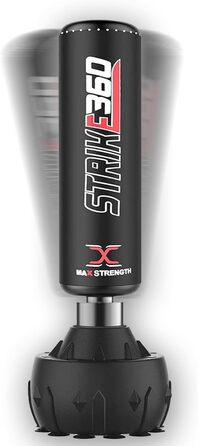 MaxStrength вільностоячий боксерський мішок для боксу та кікбоксингу 1,7-1,8 м, для MMA, міцна стійка, спортивний інвентар