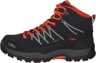 Дитячі трекінгові черевики CMP Rigel Mid Antracite-Flash Orange, розмір 40