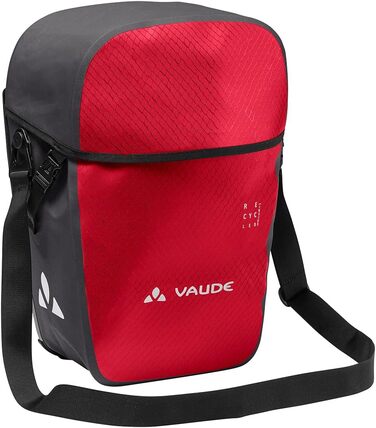 Велосипедна сумка Vaude Aqua Back Pro Single 24 л, водонепроникна, червона, для багажника, Німеччина