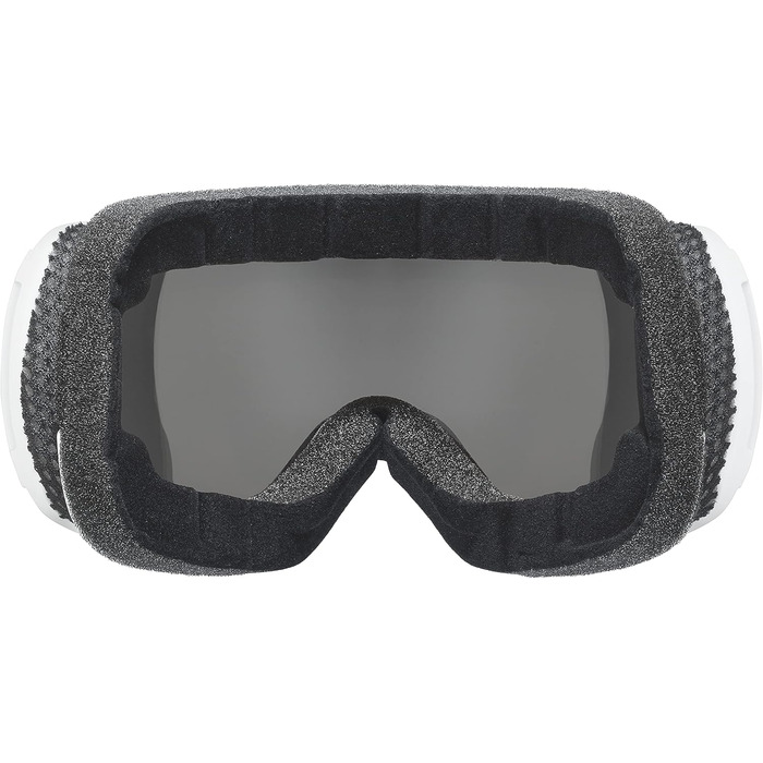 Гірськолижна маска Uvex Downhill 2100 VP X, унісекс, біла, фотохромна, поляризаційна, універсальний розмір