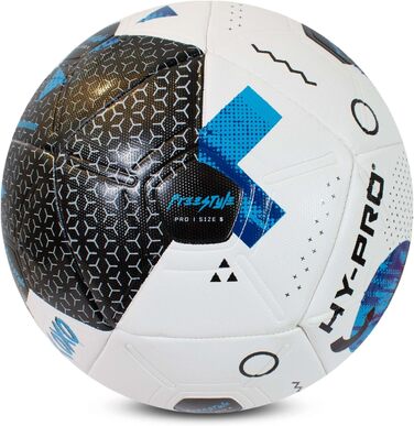 Футбольний м'яч Hy-Pro №5 синій Freestyle Blue з покриттям PVC для тренувань та ігор за будь-якої погоди