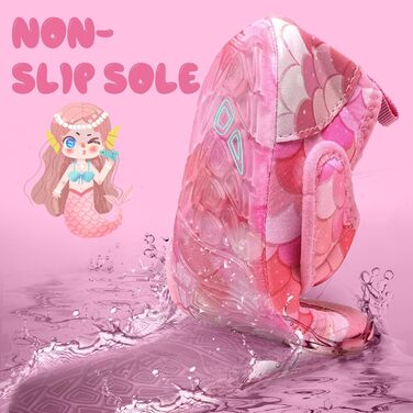 Дитячі шльопанці WateLves для плавання та відпочинку на пляжі - рожеві, 32/33 EU