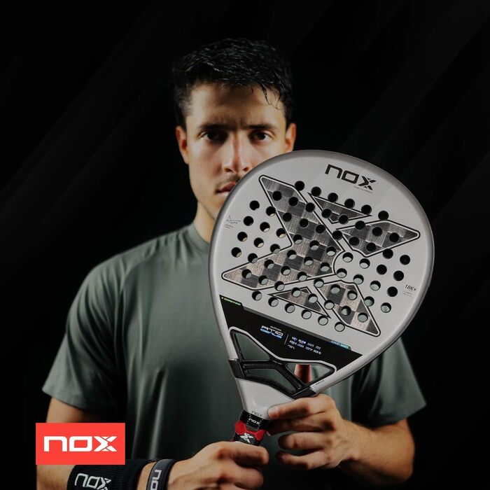 Падельна ракетка Nox AT10 Genius 18K Agustin Tapia 2024, карбон