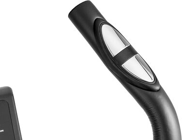Велотренажер Hop-Sport HS-015H для дому, компактний, для літніх людей, з пульсометром і антиковзаючими педалями, червоний