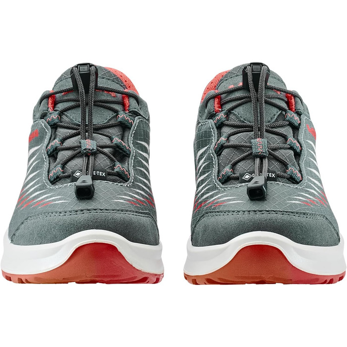 Дитячі черевики LOWA ZIRROX II GTX LO JR, 23 EU, сіро-коралові