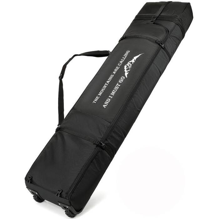 Чохол для сноуборда на колесах 170 см: для сноуборда, черевиків, палиць та спорядження