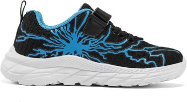 Дитячі кросівки для занять спортом: легкі, дихаючі, для хлопчиків та дівчаток, Mesh, Outdoor, Fitness, чорний, зелений, чорний/синій, 29 EU