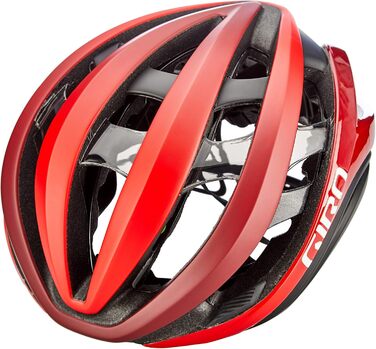 Велосипедний шолом Giro Aether MIPS, матовий, червоний/чорний, розмір S (51-55 см)