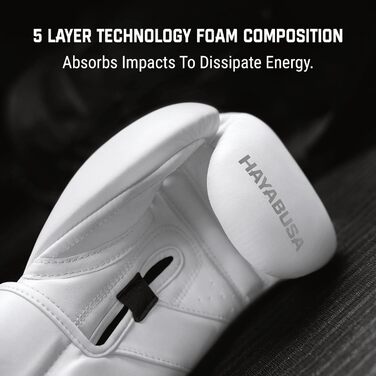 Боксерські рукавички Hayabusa T3 Kanpeki 16oz білі натуральна шкіра